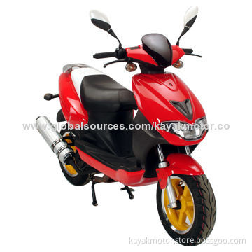 EEC Scooter with 50cc Engine Kick/Electric Starting and 45kph Maximum SpeedNew